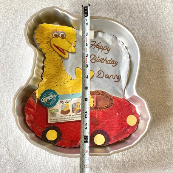 Wilton Big Bird in Nest Cake Pan Mold 1989 # 2105-805 Muppets Birthday - Picture 4 of 8